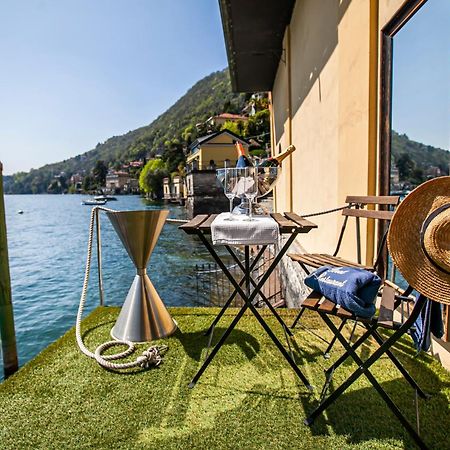 Darsena Di Riva Grande Hotel Moltrasio Bagian luar foto