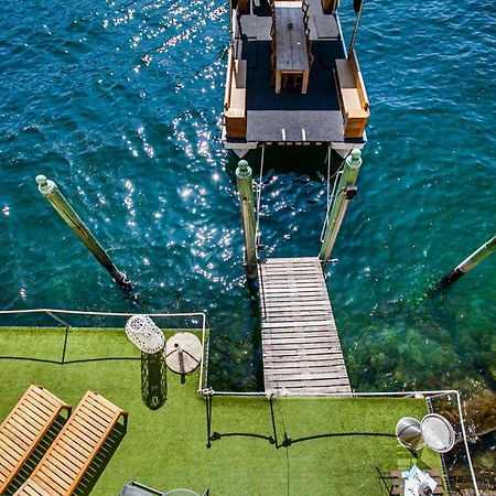 Darsena Di Riva Grande Hotel Moltrasio Bagian luar foto